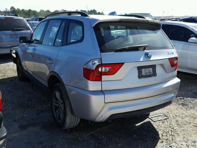 WBXPA934X6WG88003 - 2006 BMW X3 3.0I SILVER photo 3