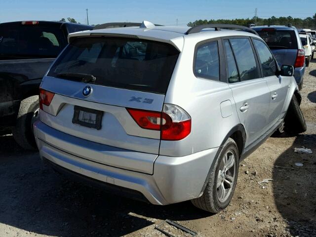 WBXPA934X6WG88003 - 2006 BMW X3 3.0I SILVER photo 4