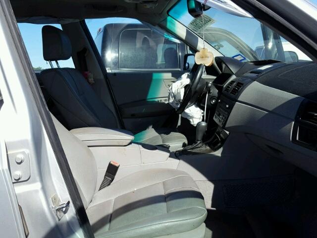 WBXPA934X6WG88003 - 2006 BMW X3 3.0I SILVER photo 5