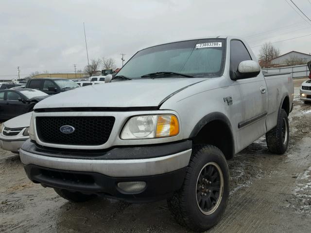 1FTRF18L92NA97490 - 2002 FORD F150 GRAY photo 2