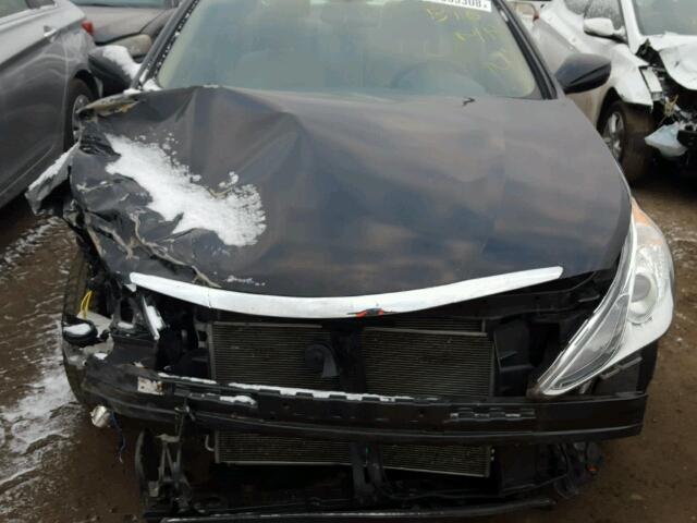 5NPEB4AC8DH686295 - 2013 HYUNDAI SONATA GLS BLACK photo 7