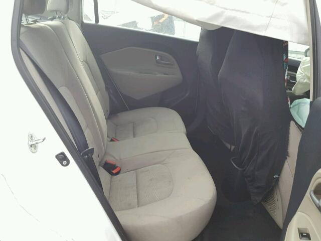 KNADM4A3XF6454796 - 2015 KIA RIO LX Սպիտակ լուսանկար 6