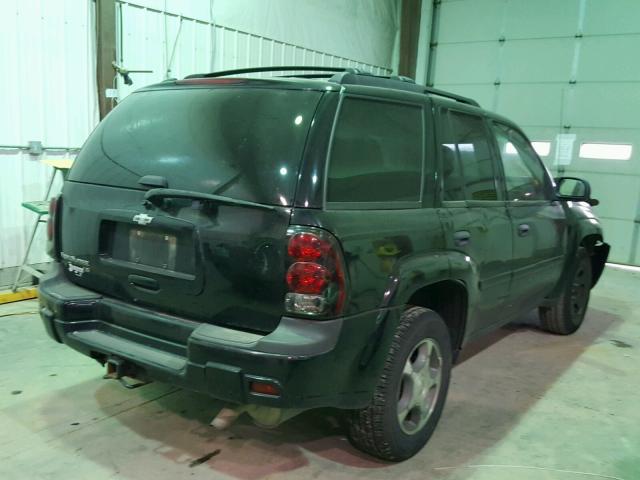 1GNDT13S972269194 - 2007 CHEVROLET TRAILBLAZE BLACK photo 4