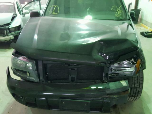 1GNDT13S972269194 - 2007 CHEVROLET TRAILBLAZE BLACK photo 7