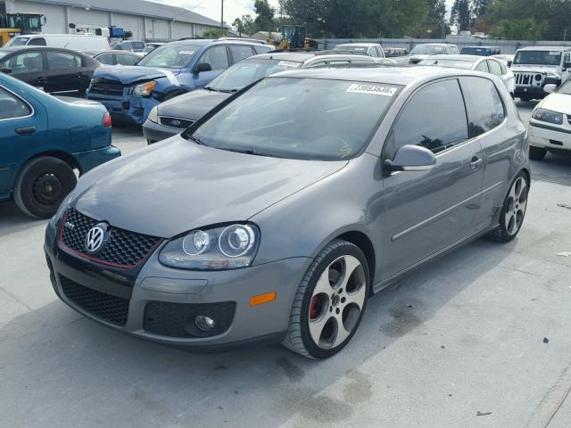 WVWFV71K48W253058 - 2008 VOLKSWAGEN GTI GRAY photo 2