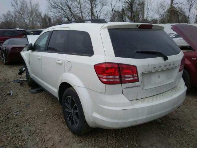 3C4PDCAB3HT584736 - 2017 DODGE JOURNEY SE WHITE photo 4