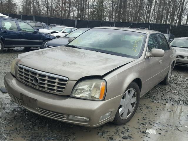 1G6KF57984U184839 - 2004 CADILLAC DEVILLE DT TAN photo 2