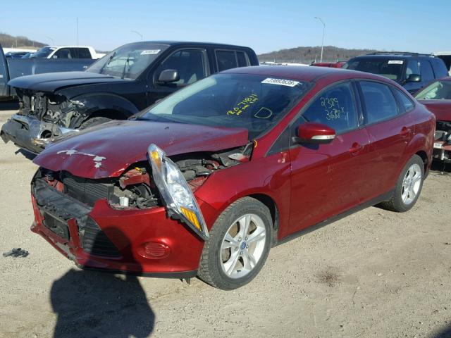 1FADP3F27DL289086 - 2013 FORD FOCUS SE RED photo 2