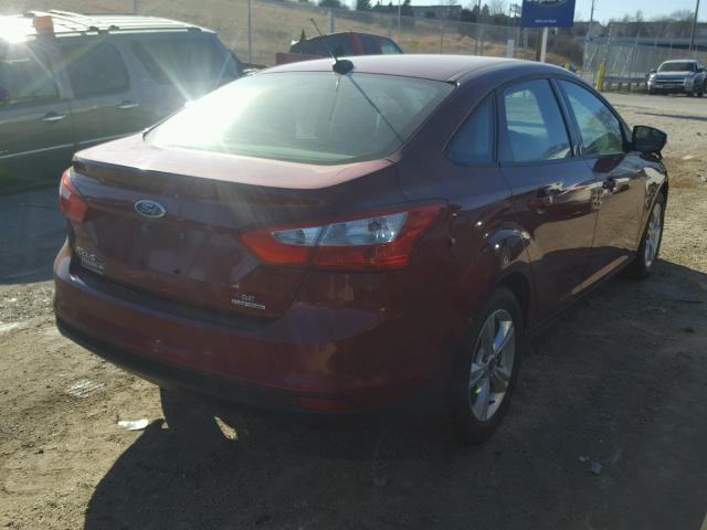 1FADP3F27DL289086 - 2013 FORD FOCUS SE RED photo 4