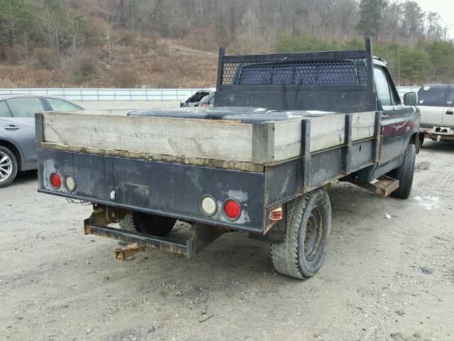 1FTEF26Y3GLA78262 - 1986 FORD F250 GREEN photo 4