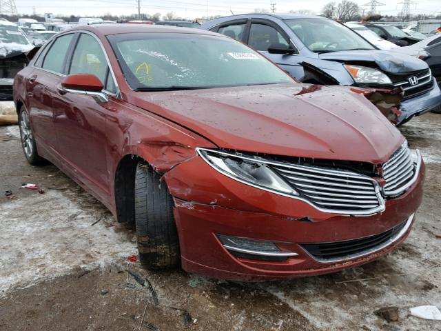 3LN6L2LU2ER800040 - 2014 LINCOLN MKZ HYBRID ORANGE photo 1