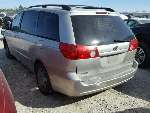 5TDZA23CX6S477062 - 2006 TOYOTA SIENNA CE GRAY photo 3