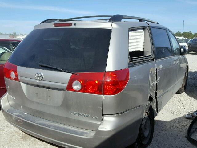 5TDZA23CX6S477062 - 2006 TOYOTA SIENNA CE GRAY photo 4