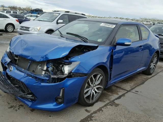 JTKJF5C72FJ002823 - 2015 TOYOTA SCION TC 蓝色 照片 2