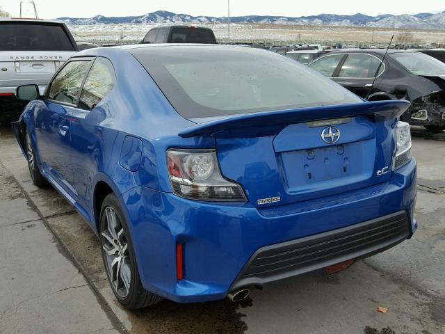JTKJF5C72FJ002823 - 2015 TOYOTA SCION TC 蓝色 照片 3