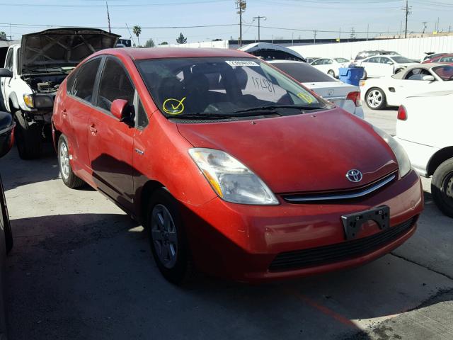 JTDKB20U877691135 - 2007 TOYOTA PRIUS RED photo 1