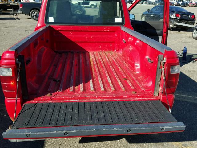 1FTYR10D94PA32816 - 2004 FORD RANGER RED photo 6