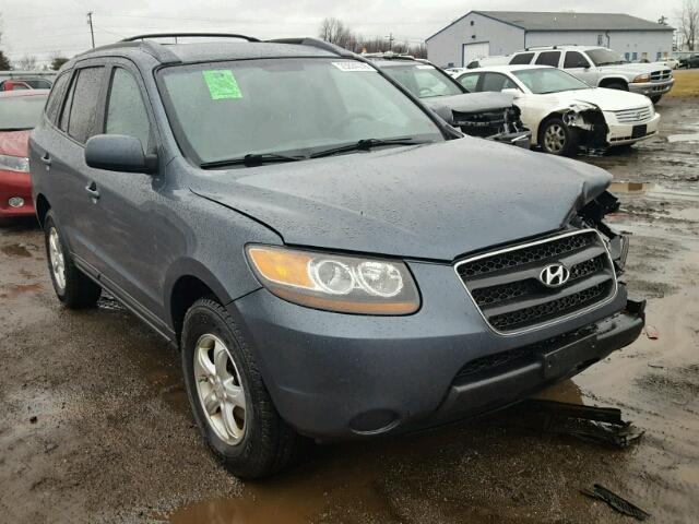 5NMSG13D77H053930 - 2007 HYUNDAI SANTA FE G BLUE photo 1