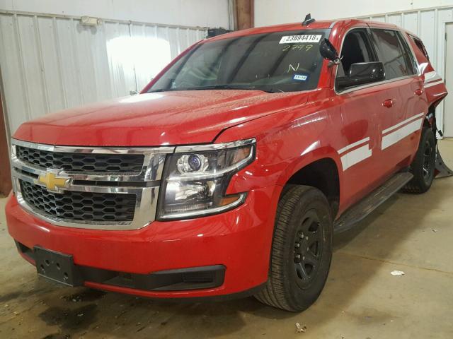 1GNLCDECXGR322799 - 2016 CHEVROLET TAHOE POLI RED photo 2