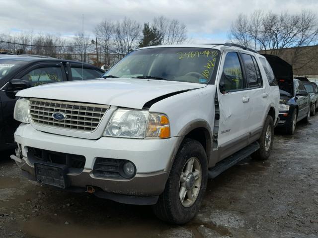 1FMZU74E02UC27111 - 2002 FORD EXPLORER E WHITE photo 2