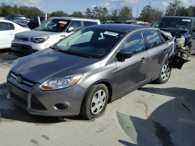 1FADP3E23DL142801 - 2013 FORD FOCUS S GRAY photo 2