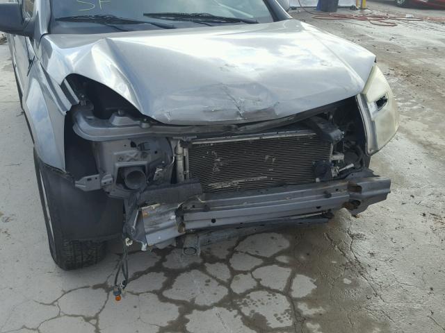 2CNDL13F566076419 - 2006 CHEVROLET EQUINOX LS GRAY photo 9