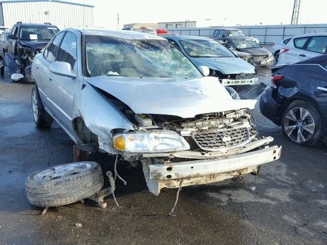 3N1CB51D82L692197 - 2002 NISSAN SENTRA XE SILVER photo 1