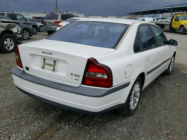 YV1TS97D1X1024178 - 1999 VOLVO S80 WHITE photo 4