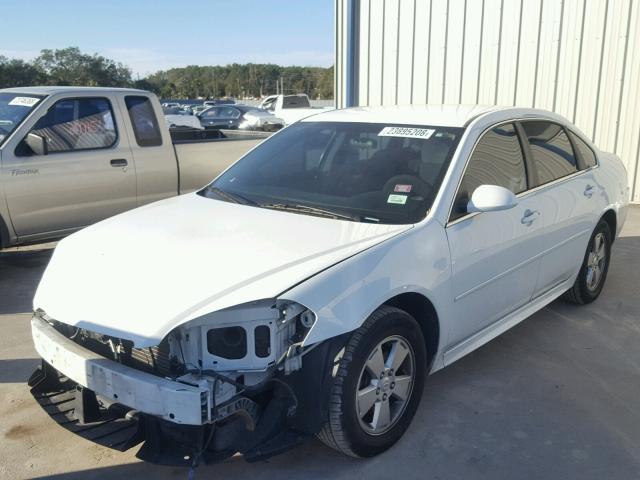 2G1WG5EK0B1246947 - 2011 CHEVROLET IMPALA LT WHITE photo 2