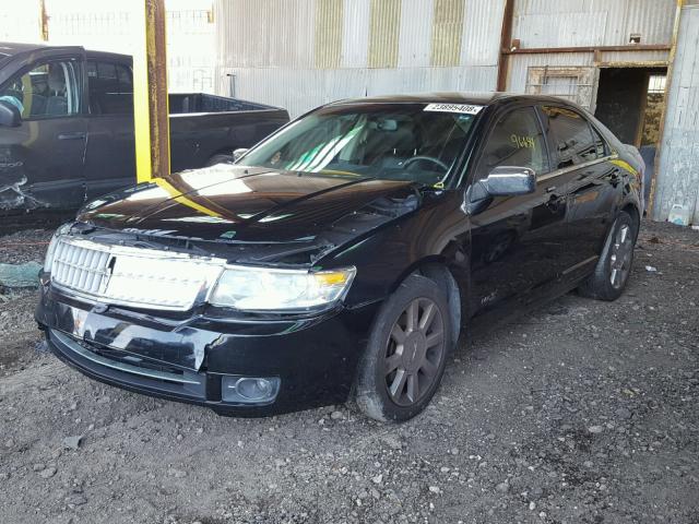 3LNHM26T98R662297 - 2008 LINCOLN MKZ BLACK photo 2