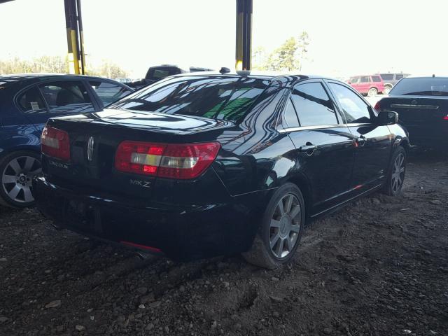 3LNHM26T98R662297 - 2008 LINCOLN MKZ BLACK photo 4