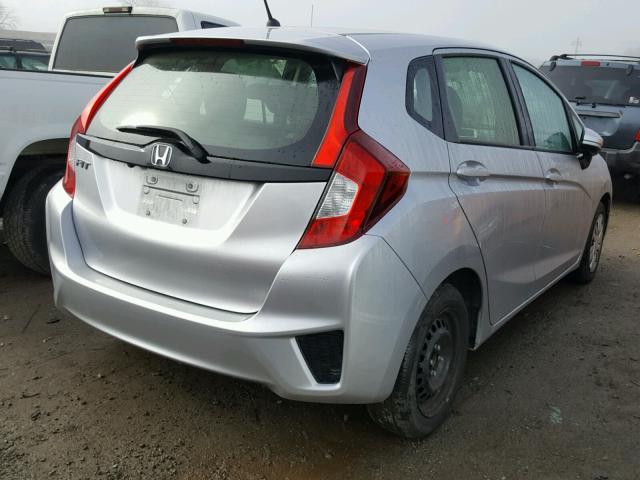 JHMGK5H58GX040915 - 2016 HONDA FIT LX SILVER photo 4