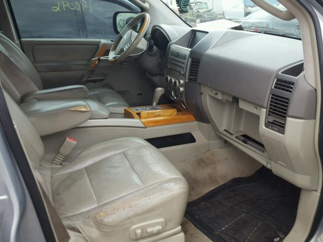 5N3AA08A66N812447 - 2006 INFINITI QX56 SILVER photo 5