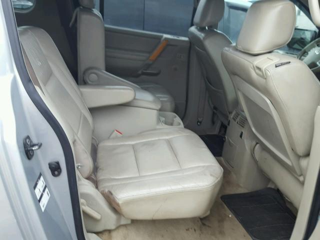 5N3AA08A66N812447 - 2006 INFINITI QX56 SILVER photo 6