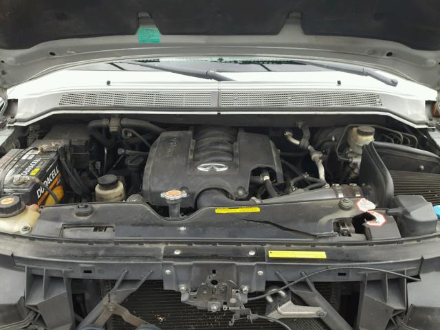 5N3AA08A66N812447 - 2006 INFINITI QX56 SILVER photo 7