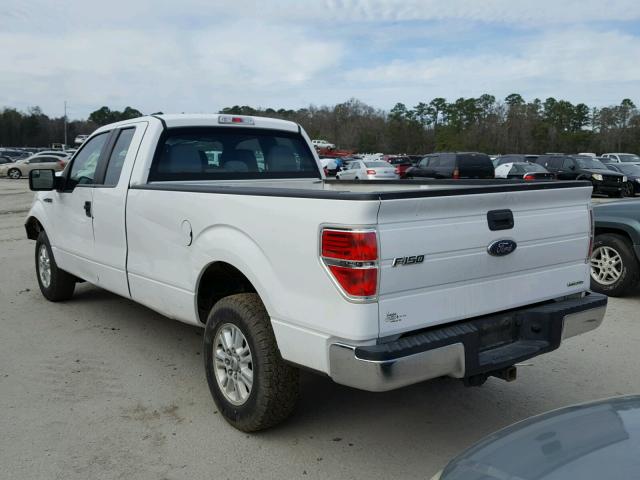 1FTVX1CF6EKD42765 - 2014 FORD F150 SUPER WHITE photo 3