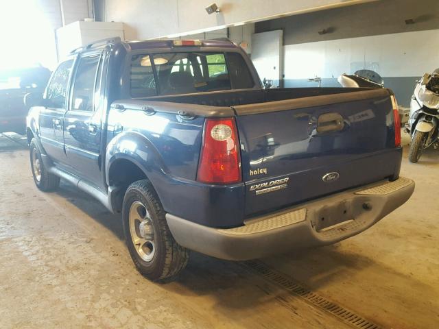 1FMZU77K35UA29273 - 2005 FORD EXPLORER S BLUE photo 3