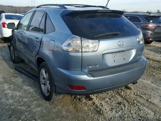 2T2GA31U06C053046 - 2006 LEXUS RX 330 BLUE photo 3