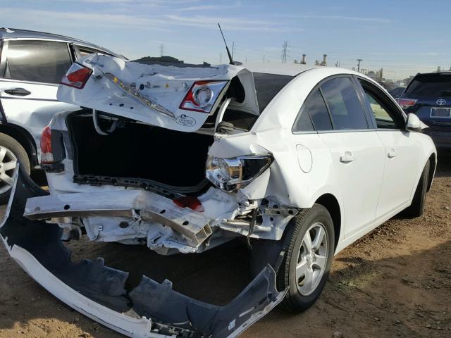 1G1PF5SC8C7250527 - 2012 CHEVROLET CRUZE LT WHITE photo 4