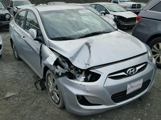 KMHCU4AE5CU166056 - 2012 HYUNDAI ACCENT GLS SILVER photo 1