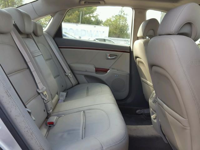 KMHFC46F28A334410 - 2008 HYUNDAI AZERA SE SILVER photo 6