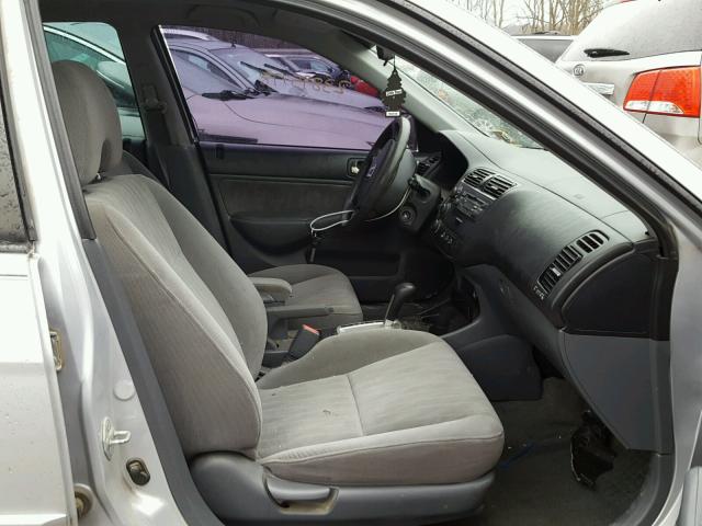 2HGES26754H504191 - 2004 HONDA CIVIC EX 银色 照片 5