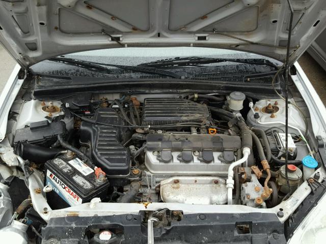 2HGES26754H504191 - 2004 HONDA CIVIC EX 银色 照片 7