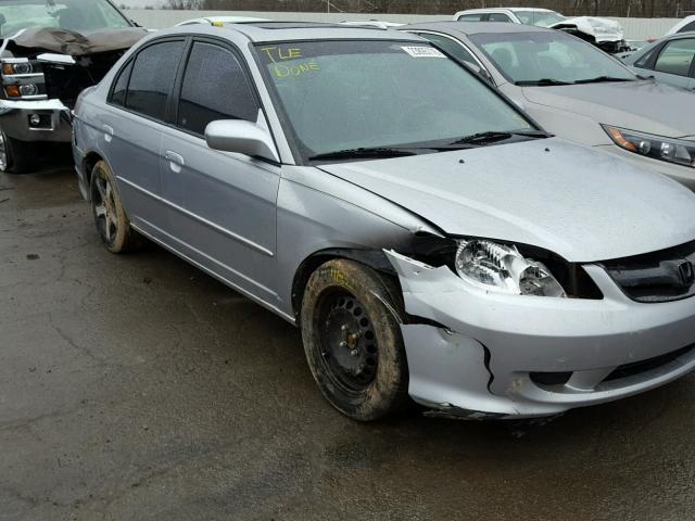 2HGES26754H504191 - 2004 HONDA CIVIC EX 银色 照片 9