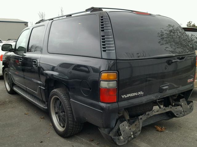 1GKFK66U85J147268 - 2005 GMC YUKON XL D BLACK photo 3