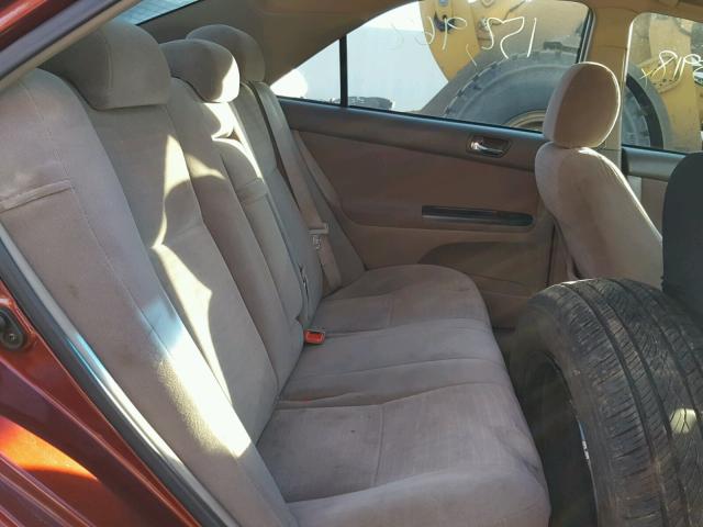 4T1BE32K45U434203 - 2005 TOYOTA CAMRY LE RED photo 6