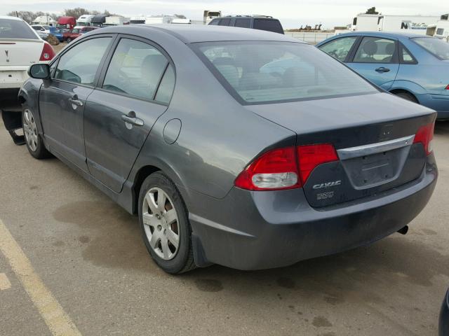 19XFA1F50AE067710 - 2010 HONDA CIVIC LX GRAY photo 3