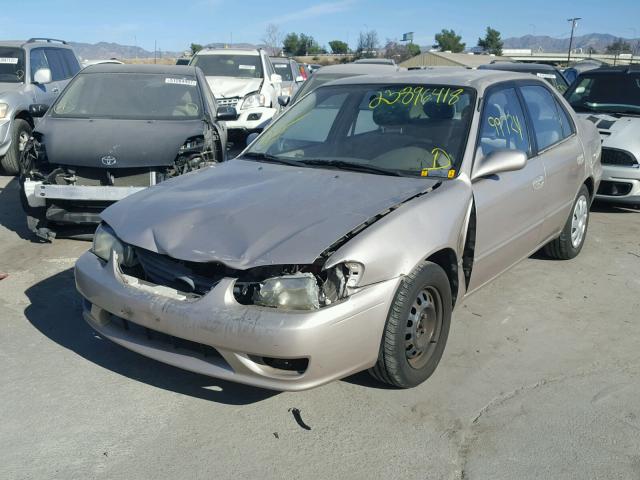 1NXBR12E72Z585759 - 2002 TOYOTA COROLLA CE GOLD photo 2