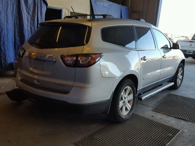 1GNKRGKD3DJ127792 - 2013 CHEVROLET TRAVERSE L SILVER photo 4