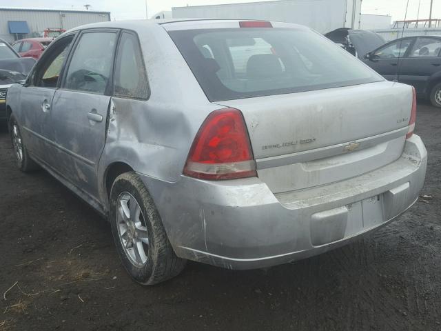 1G1ZT62865F296515 - 2005 CHEVROLET MALIBU MAX SILVER photo 3